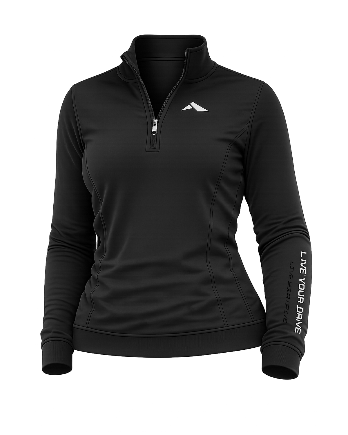 Lytluxe Jacket - 1/3 Zipped - Black