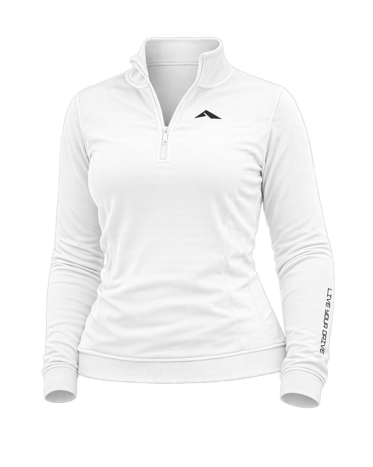 Lytluxe Jacket - 1/3 Zipped - White