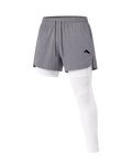 Airlite™ Liner short(Single Leggings) - Metal Grey