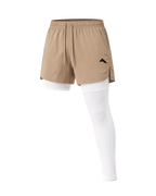 Airlite™ Liner short(Single Leggings) - Sand Brown