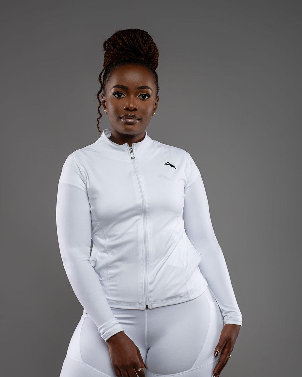 Lytluxe Jacket - Full Zip - White