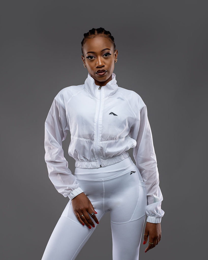 Eaphi RANDOM BUTTON SHEER JACKET