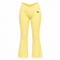Sculpt Motion - Flared Aura Pant - Canary Yellow