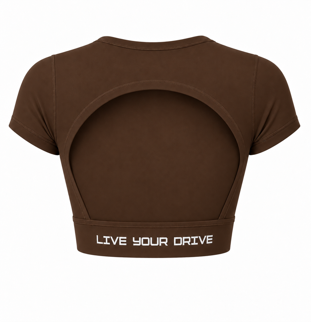 Backless Top - Dark Brown