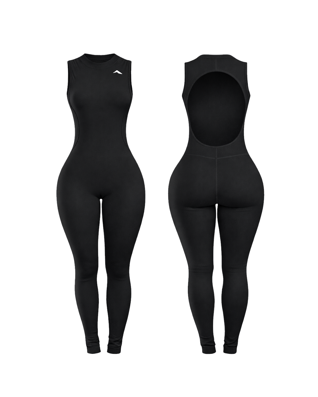 Backless Playsuit - Black