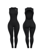 Backless Playsuit - Black