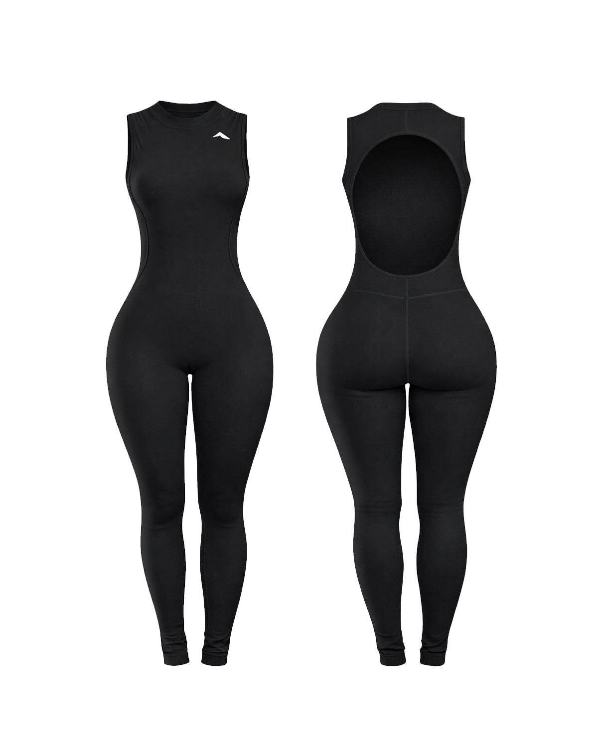 Backless Playsuit - Black