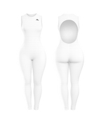 Backless Playsuit - White