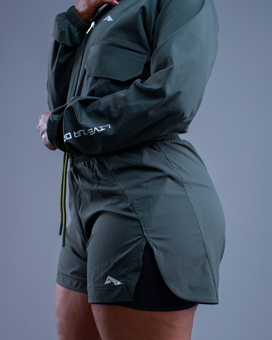Airlite™ Retro Fit Shorts and Cropped Zipped Jacket