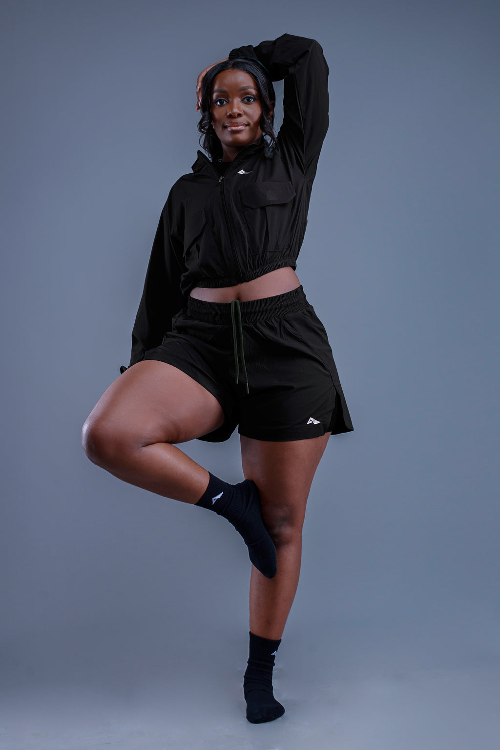 Retro Fit Short and Cropped Jacket Set.