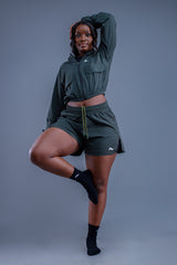 Airlite™ Retro Fit Shorts and Cropped Zipped Jacket