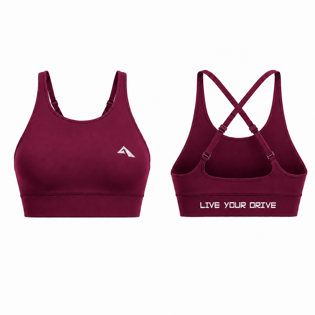 Sculpt Motion Prime Cross-Back Bra - Claret