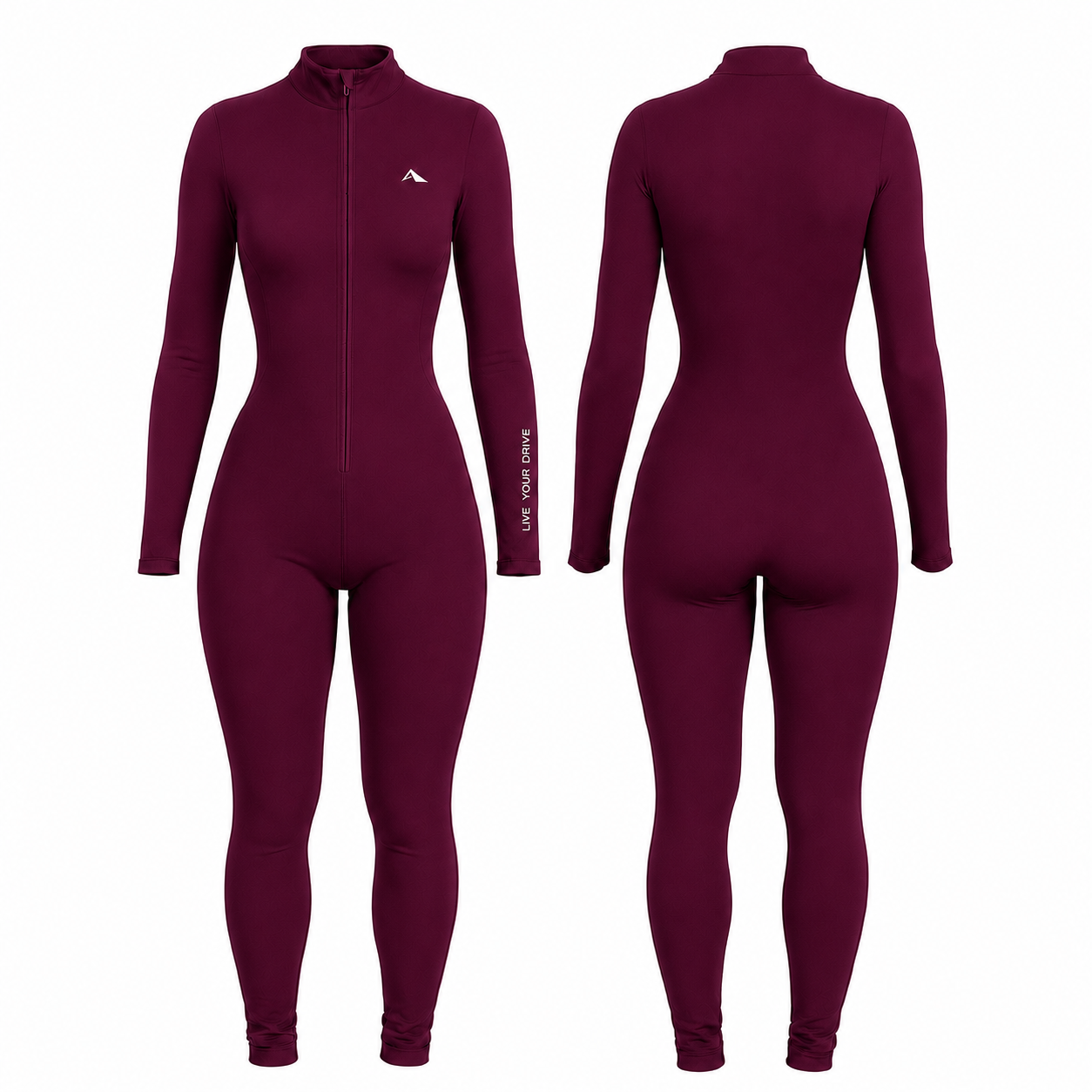 Lytluxe Close Back Playsuit - Claret