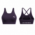 Sculpt Motion Prime Cross-Back Bra - Ash Purple