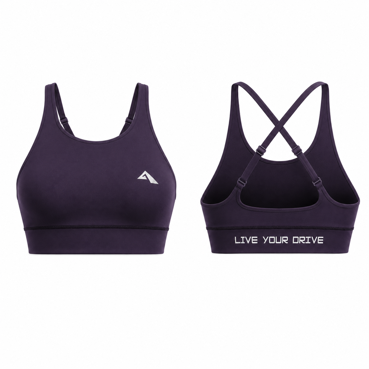 Sculpt Motion Prime Cross-Back Bra - Ash Purple