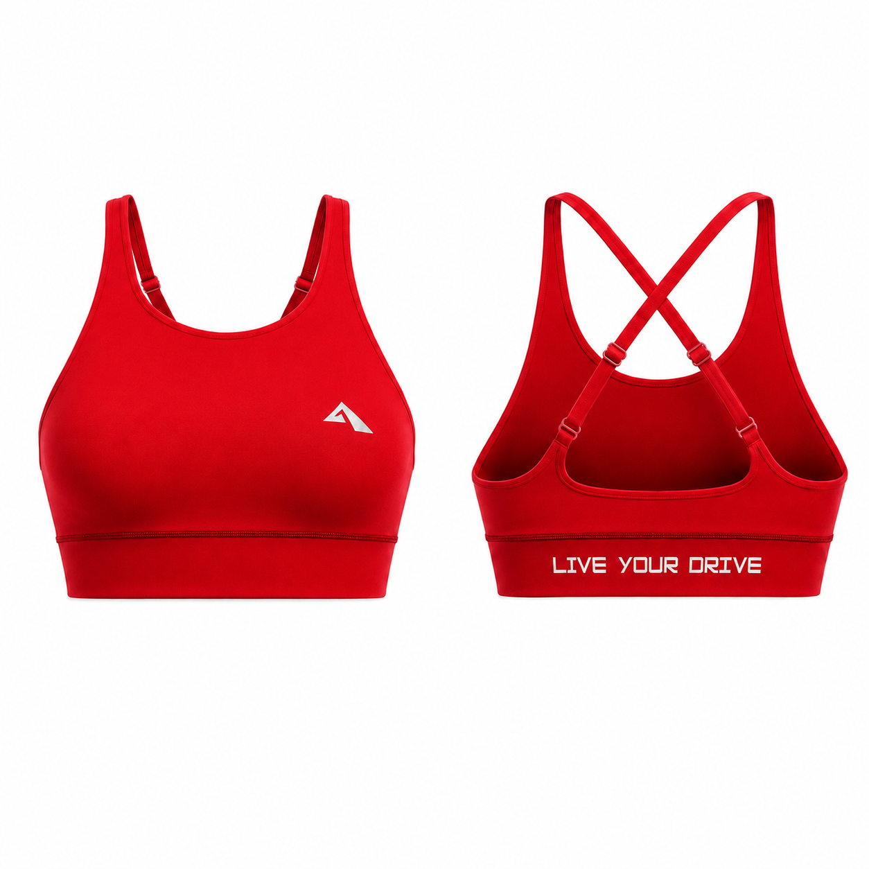 Sculpt Motion Prime Cross-Back Bra - Red