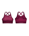 Sculpt Motion Prime Cross-Back Bra - Claret