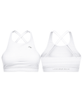 Sculpt Motion Prime Cross-Back Bra - White