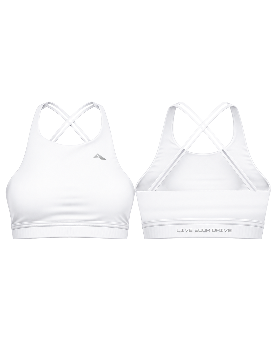 Sculpt Motion Prime Cross-Back Bra - White