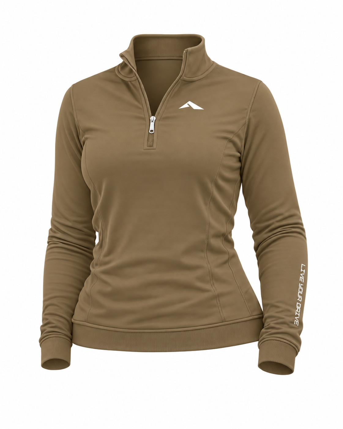 Lytluxe Jacket - 1/3 Zipped - Earth Green