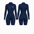 Lytluxe Close Back Romper - Navy Blue