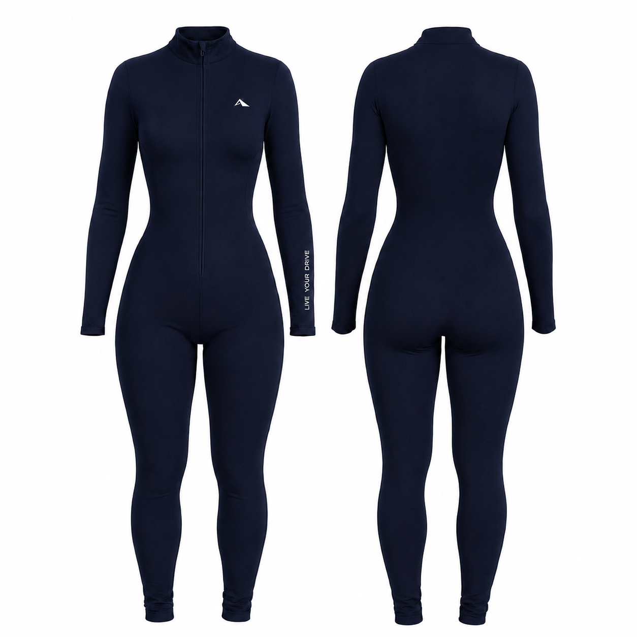Lytluxe Close Back Playsuit - Navy Blue