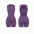 Backless Romper - Ash Purple