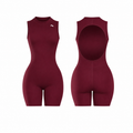 Backless Romper - Claret