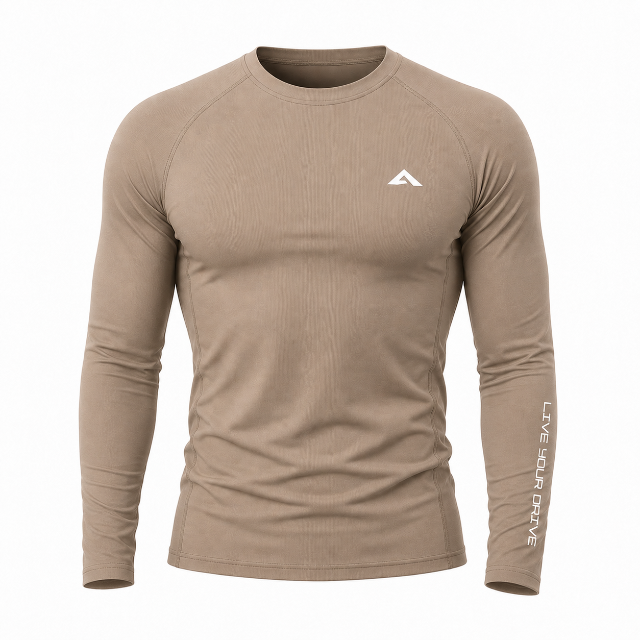 Vital Muscle Long-Sleeved T-shirt - Taupe
