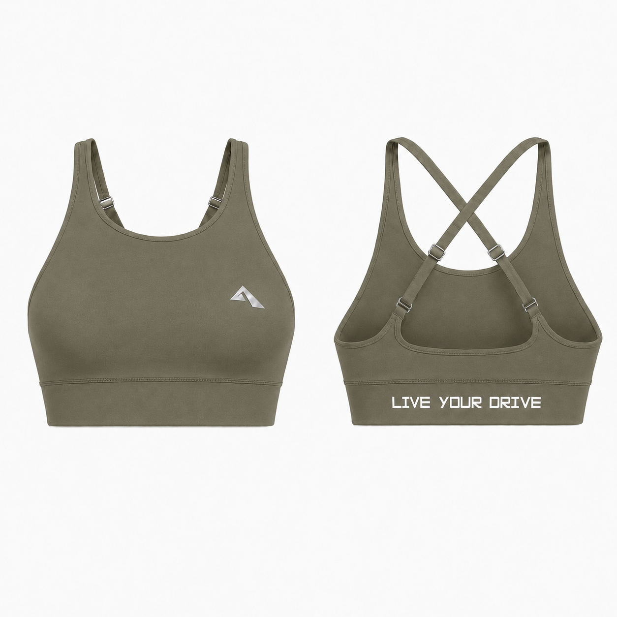 Sculpt Motion Prime Cross-Back Bra - Vintage Green