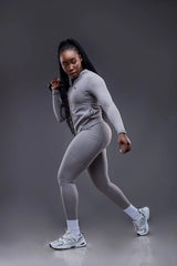 Lytluxe Jacket & Lytluxe Leggings Set (Granite)