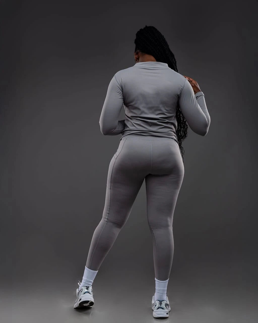 Lytluxe Jacket & Lytluxe Leggings Set (Granite)