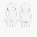 Lytluxe Close Back Romper - White