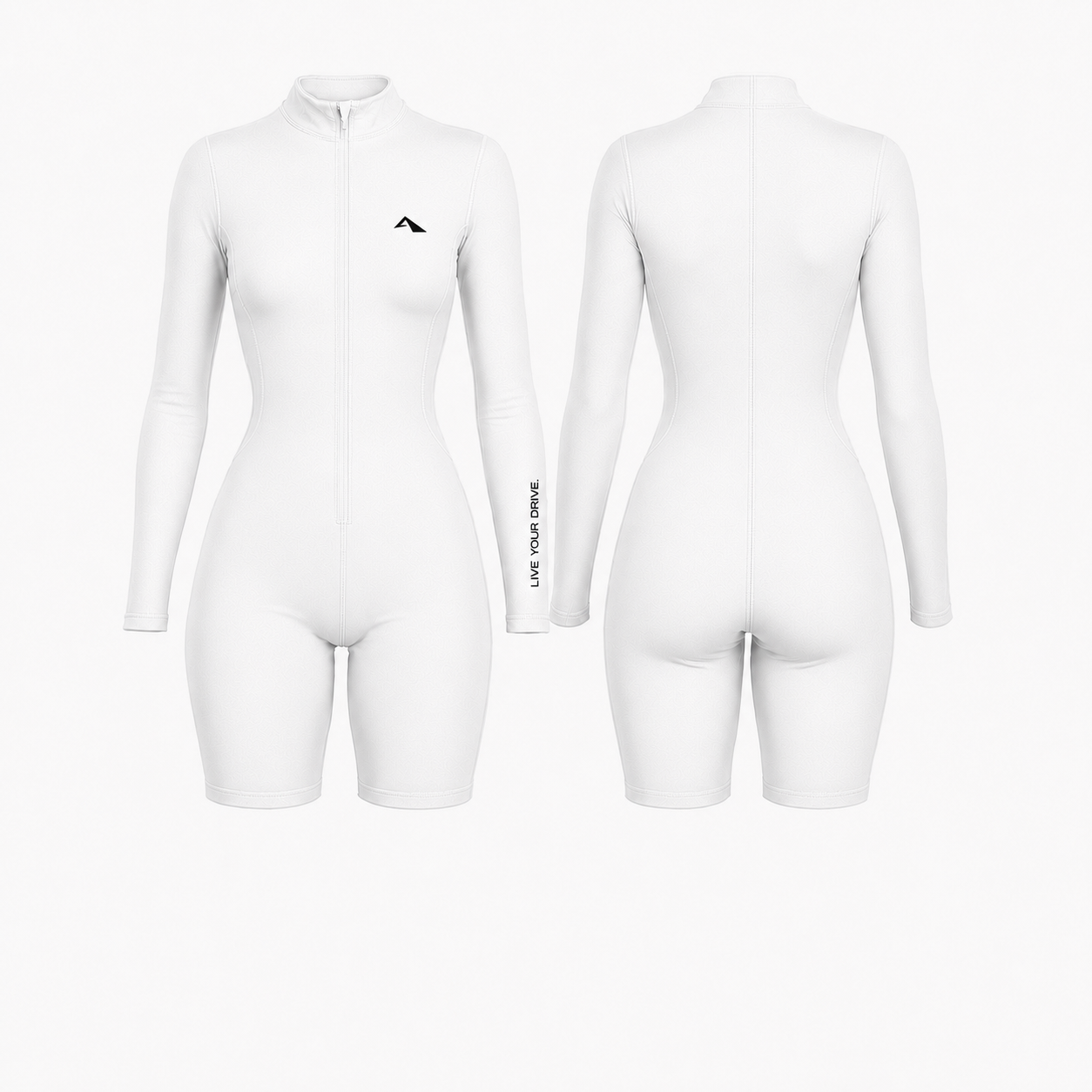 Lytluxe Close Back Romper - White