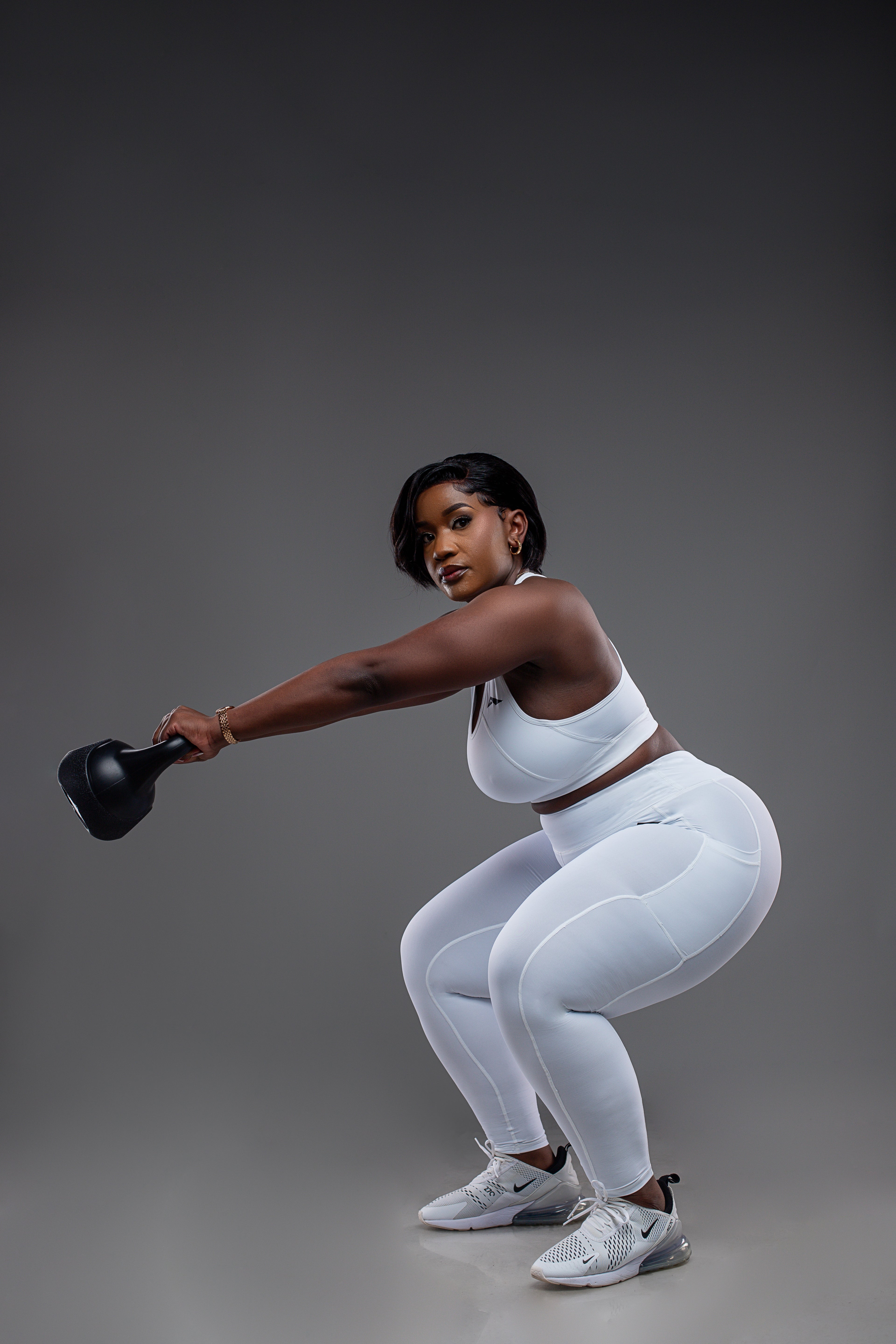 Lytluxe Leggings and Sports Bra Set - White