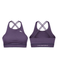 Sculpt Motion Prime Cross-Back Bra - Ash Purple