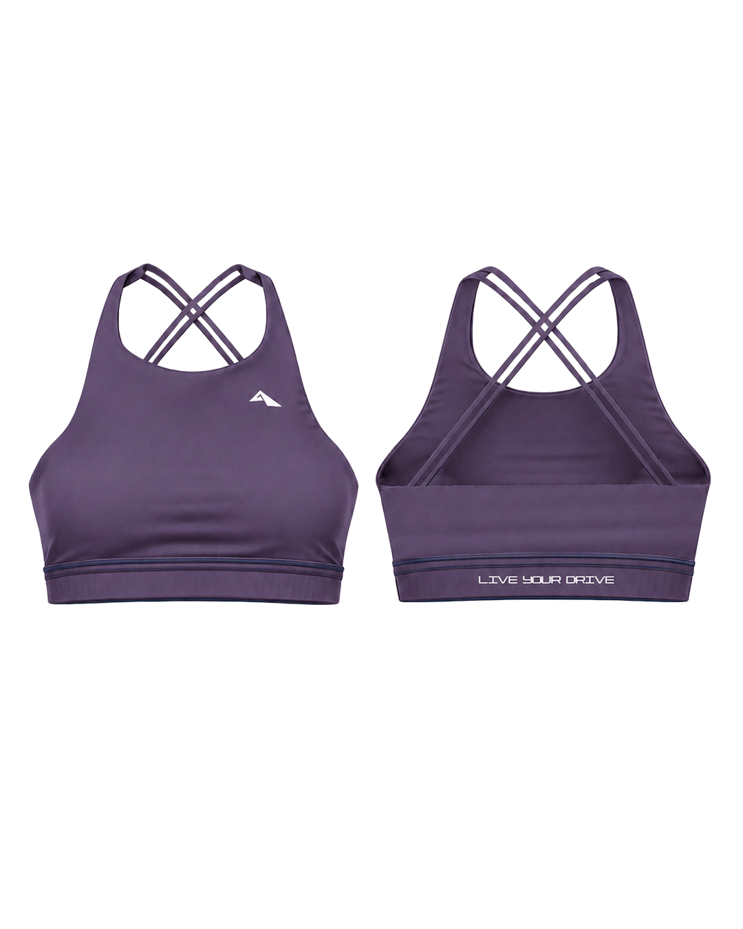 Sculpt Motion Prime Cross-Back Bra - Ash Purple
