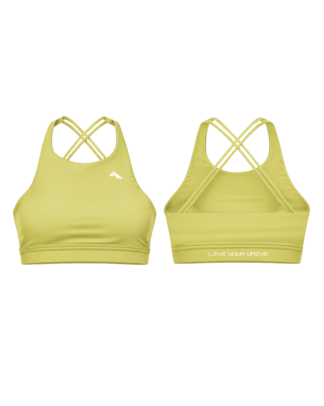 Sculpt Motion Prime Cross-Back Bra - Canary Yellow