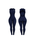 Backless Playsuit - Navy Blue