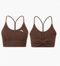 Sculpt Motion Prime Knot Bra - Chocolate Brown