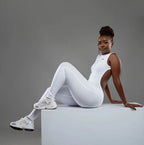 Backless Playsuit - White