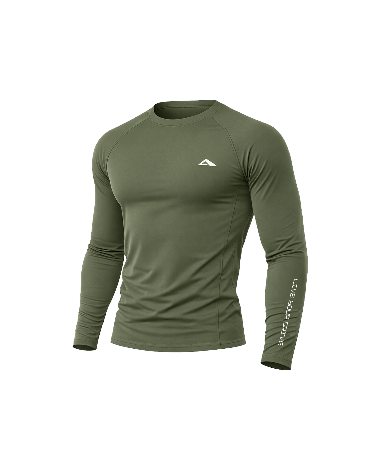 Vital Muscle Long-Sleeved T-shirt - Olive Green